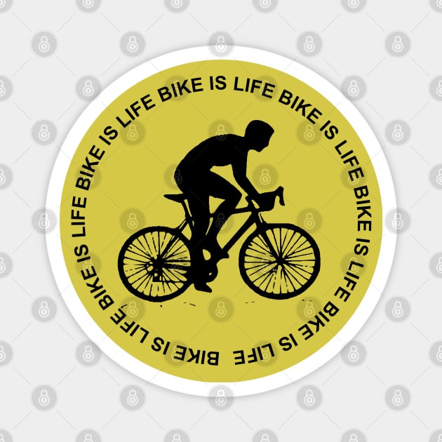 VIDA EN BICICLETA Magnet by vintagejoa